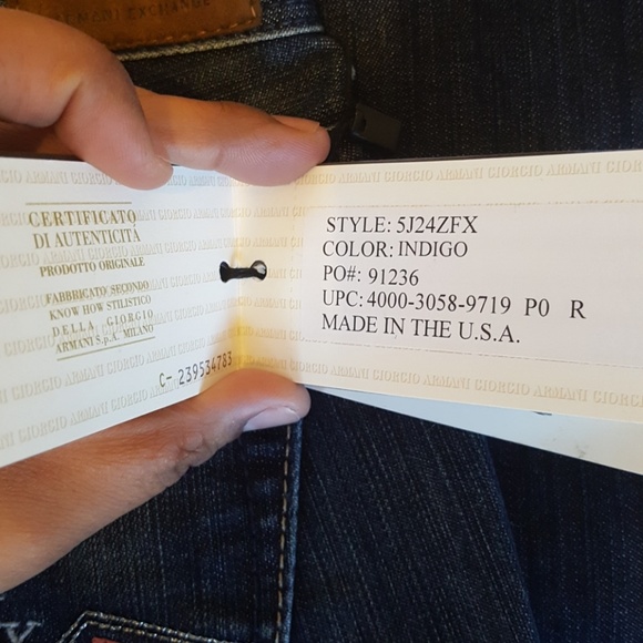 Armani Exchange Boot Cut Jeans size P0 - Picture 6 of 8